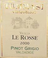 Tommasi - Pinot Grigio Valdadige Vigneto Le Rosse NV (750ml) (750ml)