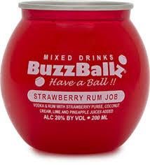 Buzzballz - Strawberry Rum Job (200ml) (200ml)