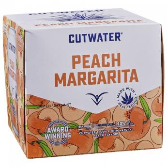 Cutwater Spirits - Peach Margarita (4 pack 12oz cans) (4 pack 12oz cans)